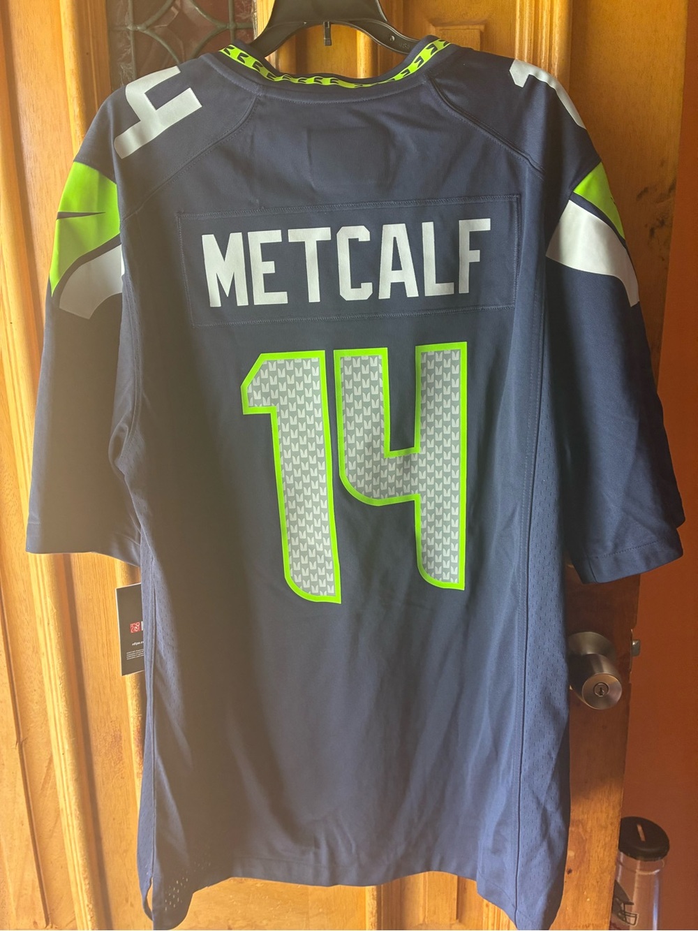 NWT Nike NFL Seattle Seahawks DK Metcalf #14 Home Game Jersey - Men's Size Large